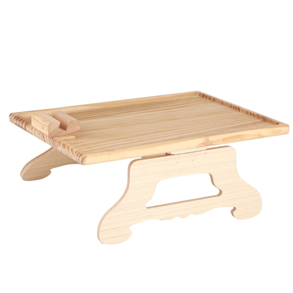 Soffa Armstöd Clip Bord Vikbart Trä Armstöd Clip På Brickbord med Telefonhållare för Soffor Recliner Rektangulär