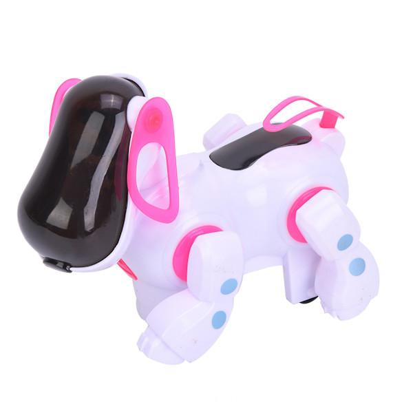 Børne Musik Lys Elektronisk Interaktivt Gående Hvalpe Syng Dans Robot Hund Kæledyrslegetøj Pink