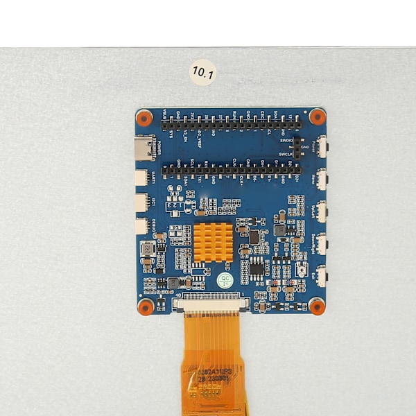 10,1 tums DVI-displaymodul Professionell 1024×600 upplösning Inbyggd OSD-meny IPS-panel Skärm för RPi Pico
