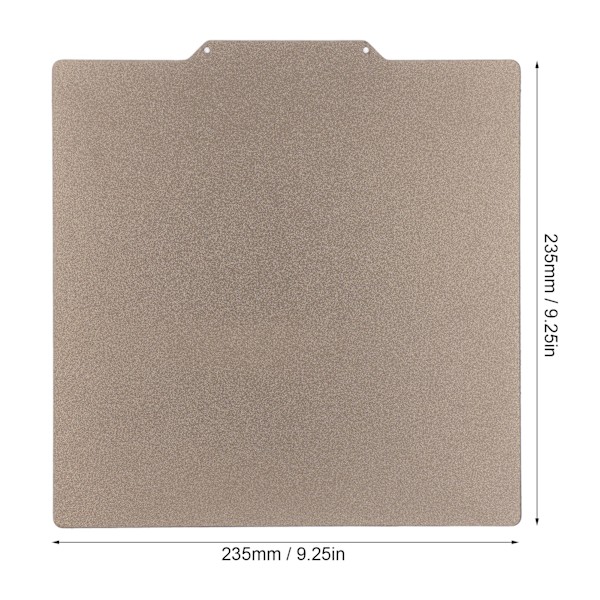 Fjäderstål Byggplatta Magnetisk 235x235mm 2-sidig PEI Pulverlackerad för CREALITY Ender3 Ender5 3D-skrivartillbehör