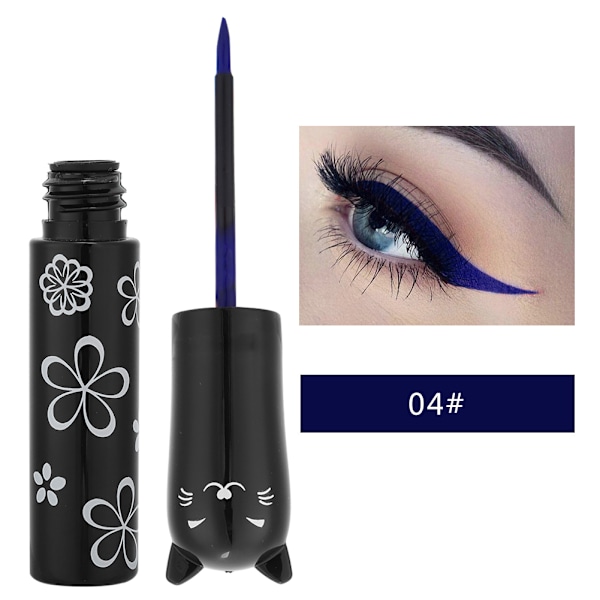 4 Färger Vattentät Flytande Eyelinerpenna Långvarig Snabbtorkande Ögonmakeup Verktyg
