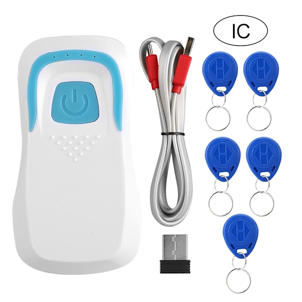 Bluetooth RFID ID IC-kortleser Trådløs kodeskanner 13,56m 125Khz Frekvens (Hvit IdScaning)