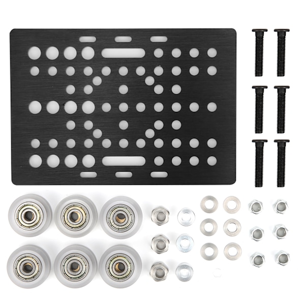 CNC-graveringsmaskin V-typ Byggplatta Rulluppsättning 3D-skrivartillbehör för Openbuilds