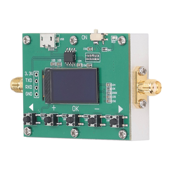 Digital Dæmper 6G RF Programmerbar Modul 30DB Trin 0.25DB Organisk Lys Emitterende Diode Display CNC Kabinet