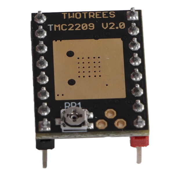 5 sett trinnmotor-driver UART-modus Ultralyd modul med kjøleribbe TMC2209 tilbehør