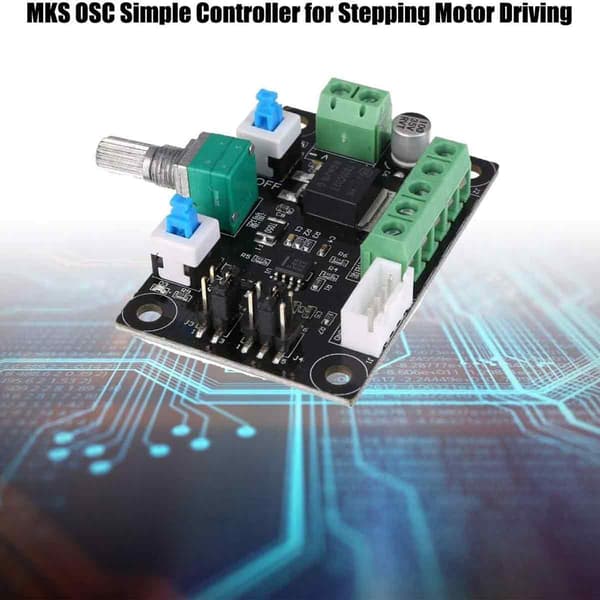 Stepmotordrev Controller med Simpel Kontrolplatform, Justerbar Hastighedsregulering