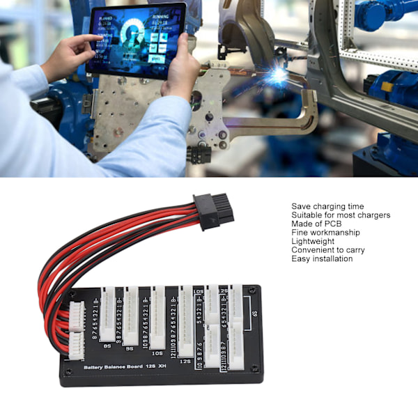 Parallell Laddningskort Tidssparande Bärbar Batteribalans Utbyggnad Laddningsplatta MX3.0 12S XH