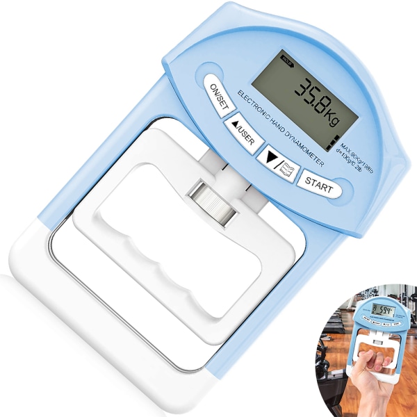 Digital Hand Dynamometer Grip Strength Measurement Meter Auto