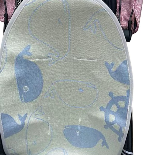 Babyvagn Kylkudde Sommar Iskylare Matta Andningsbar Sov Kudde Pad Foder för Vagn Högstol Ljus Färg