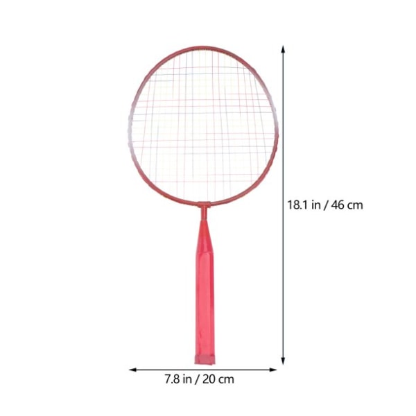 Badminton-tennismaila ja pallosetti lapsille, ulkoilulelut, vanhemman ja lapsen urheilulelut, opetusurheilulelut, lelut pojille ja tytöille, punainen