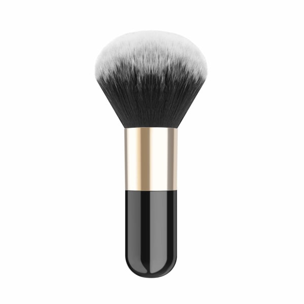 Powder Makeup Brush, Enkel stor sminkebørste Mykt ansikt Mineral Powder Foundation Brush Blush Brush for blanding av sminke