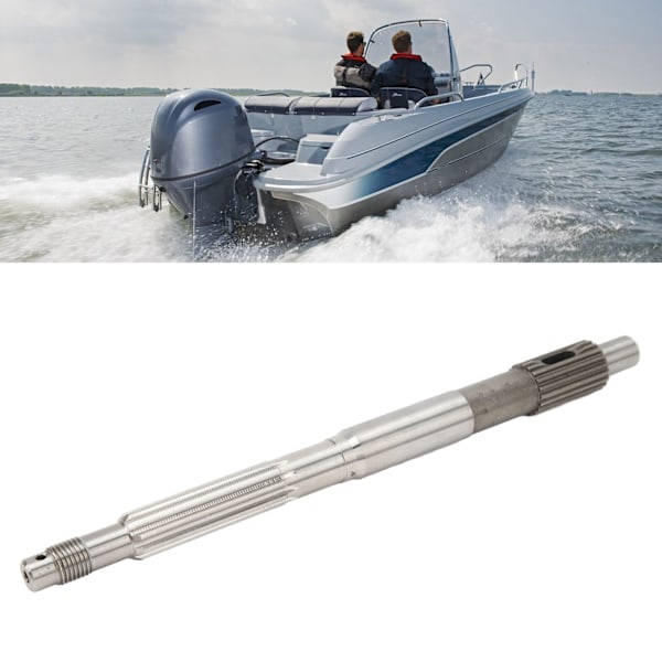 Perämoottorin potkuriakselin varsi 65W‑45611‑00 Veneen ruostumattomasta teräksestä valmistettu akseli 4-tahtiselle F25D perämoottorille