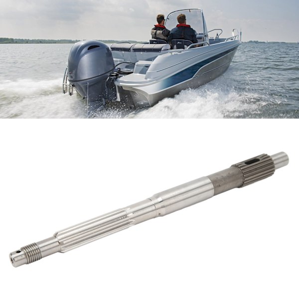 Utombordare Propelleraxel 65W‑45611‑00 Båt Rostfri Axel Prop för 4‑takts F25D Utombordsmotor