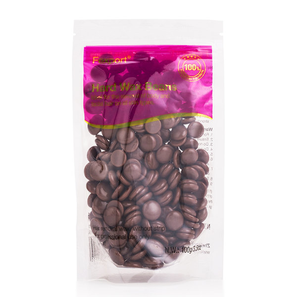 Voksbønner til Arm, Krops- og Bikinilinje - Hårfjerning med Depilatorisk Voks - Hudpleje (Chokolade)
