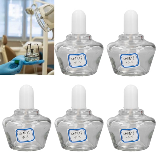 5 kpl 250 ml laboratoriopolttolampun pulloja, täytettäviä lasipulloja kemian kokeisiin