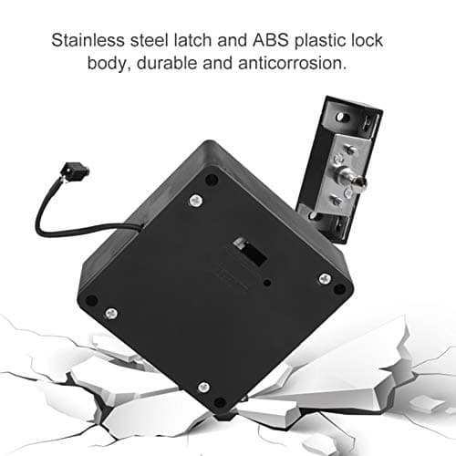 Dolt NFC-lås för träskåp, programmerbart RFID-lås med USB-kabel för reservkraft, DIY RFID-spärr robust metallmekanism automatisk upplåsningsfunktion