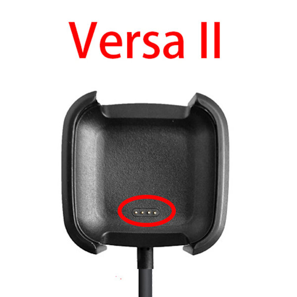 Mångsidig Smartwatch-laddare, Kompatibel med Fitbit Versa 2, Snabb och Säker Laddningslösning för Din Smarta Enhet