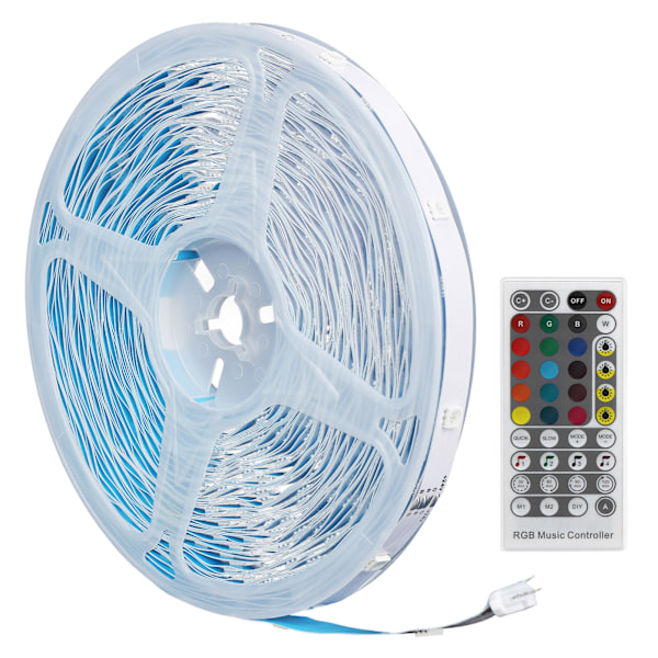 20m 5050 LED DIY Fjärrkontroll Strip Lights för Bluetooth Hemfest Dekoration US 100‑240V