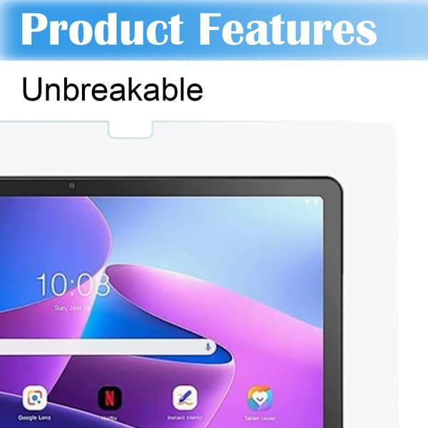 Litteä suojakalvo Lenovo Tab M10 Generation 3 10.1\" -näytölle, läpinäkyvä