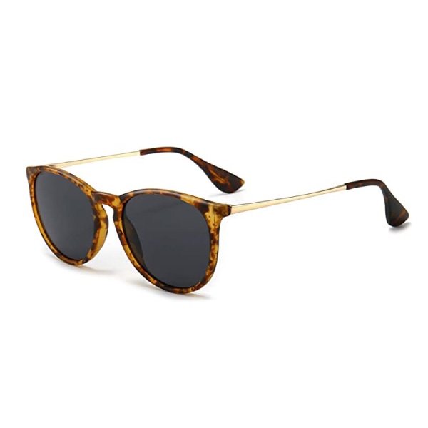 SUNGAIT Vintage runde solbriller for kvinner Menn Classic Retro