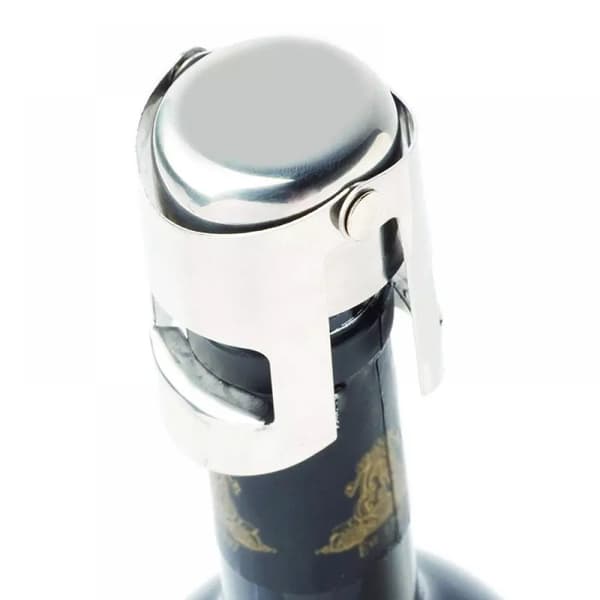 3-pak Champagneforseglerprop, Mousserende Vin i Rustfrit Stål