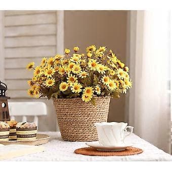Kunstige blomster, Tusenfryd blomster bulk