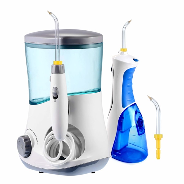 Tandvattenflosser för allmänt bruk, Pik Pocket-spetsersättning, kompatibel med Waterpik-modeller, mjuk silikonspetsmunstycke för orala irrigatorer, 360°