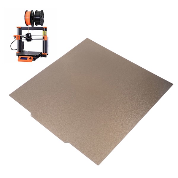 3D Printer Byggeplade 470x470mm Dobbeltsidet PEI Magnetisk Gummi Fjederstål til CR‑10