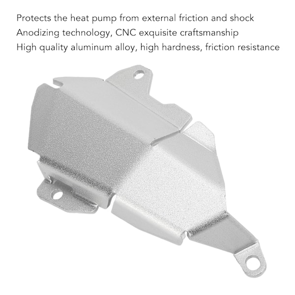 Motorsykkel Vannpumpe Deksel Beskyttelse Aluminium Legering Erstatning for TENERE 700 XTZ700 Sølv