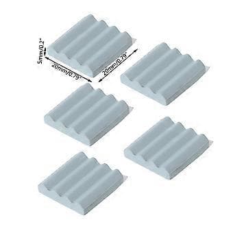5 STK CPU Køling Køler Radiator Keramisk Køleplade Antistatiske Køleplader 20x20x5MM Til Raspberry Pi 3 2B Orange Pi
