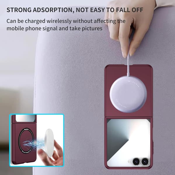 Magnetisk deksel til Samsung Galaxy Z Fold 7, sammenleggbar beskyttelse, støtsikkert deksel (lyseblå) Light Blue Z-Fold 7