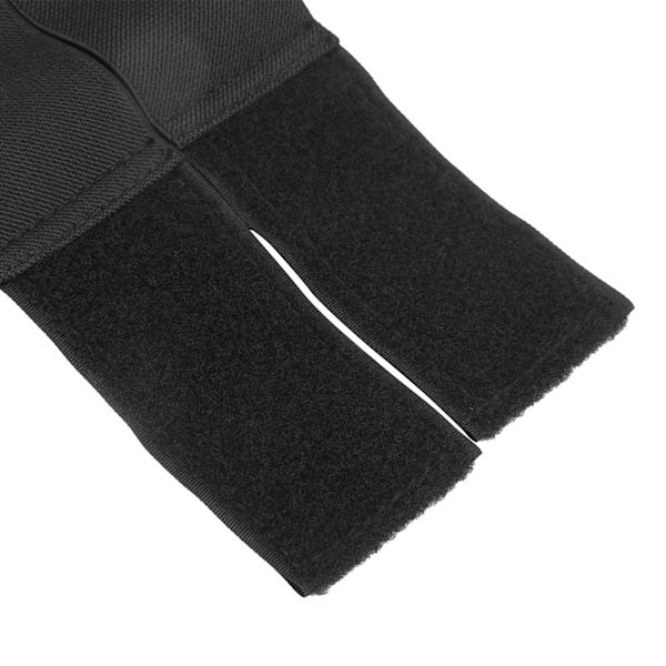 1 Set Häst Senor Skydd PU Elastisk Tjock Justerbar Häst Ben Skydd med Nylon Haken Brun XL