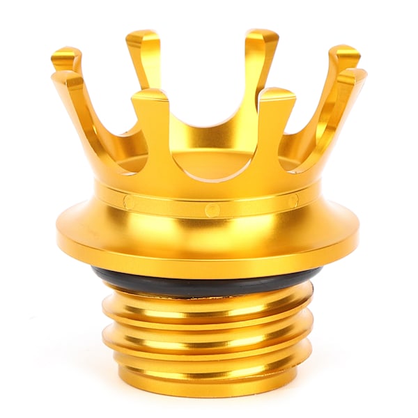 King Crown Styling Gasshette Tanklokk for motorsykkel, passer for CVO FXDFSE, gullfarget