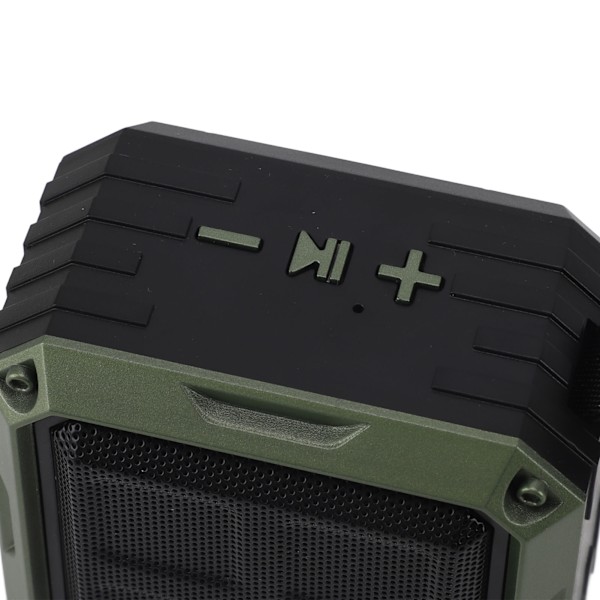 Bluetooth-högtalare Uppladdningsbar Stöd Minneskort Portabel Liten Trådlös Högtalare för Fest Utomhus Grön
