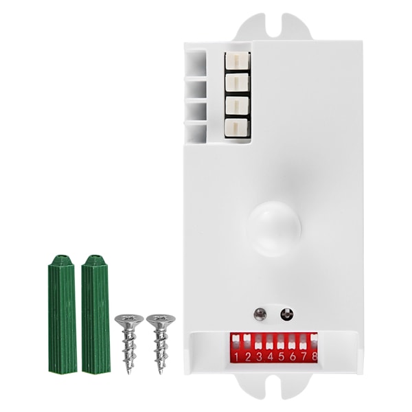85V-250V Menneskekropsinduktionslysbryder Integreret Automatisk Mikrobølge Radar Sensor
