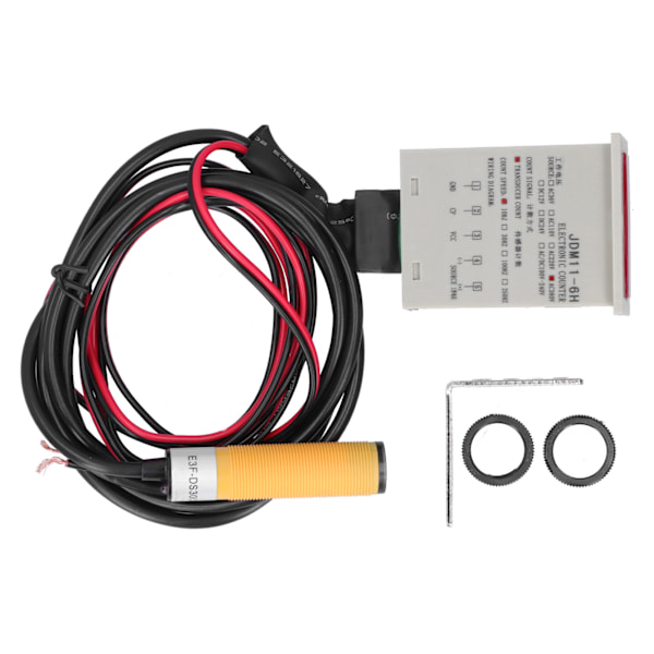 BERM Digital Displayräknare Elektronisk Industriell Sensor Automatisk Induktion BEM‑6H‑30E4‑CTAC380V