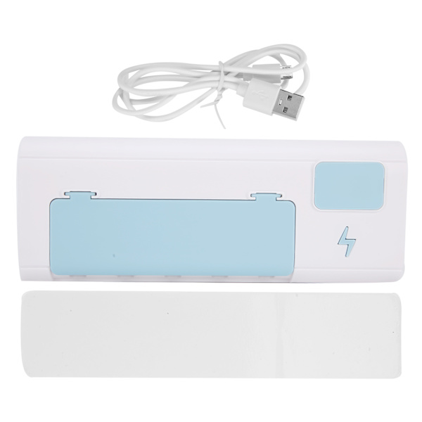 UVC Tannbørsteholder Veggmontert Stativ USB Oppladbar Slagfri Organizer for Bad