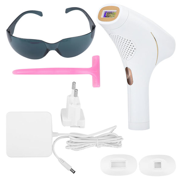 110-240V Elektrisk IPL Ben Hånd Krops Hårfjerning Armhule Hår Hjem Epilator Maskine EU Stik