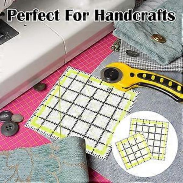 Firkantet patchwork lineal, 1,8*1,8 m, 1,4*1,4 m