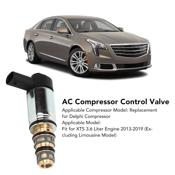 Elektronisk styrventil AC-kompressor för XTS 3.6 liters motor Styrventil för Delphi-kompressor