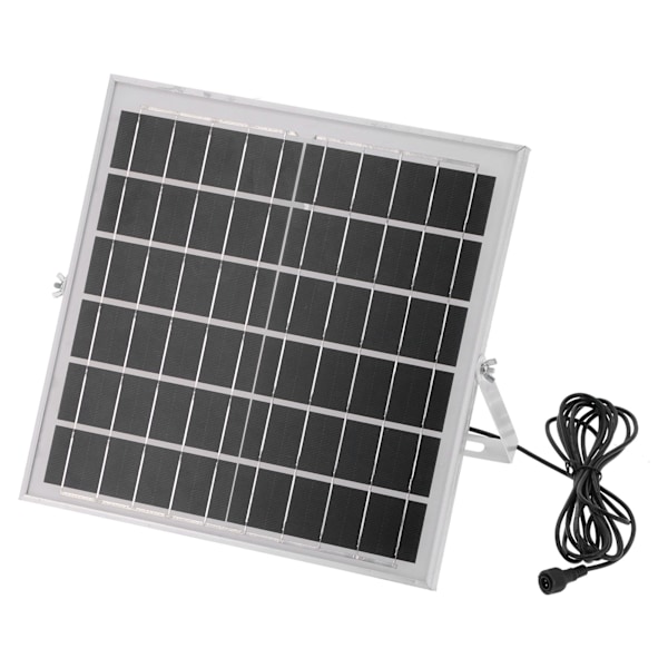 6V 15W Polykristallin Solpanel Portabel Solcellsladdare för Bil Husbil Båt Laptop Laddning