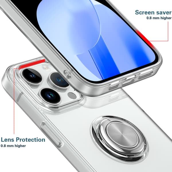 Klar Ringholder Case til Samsung Galaxy S24 Plus