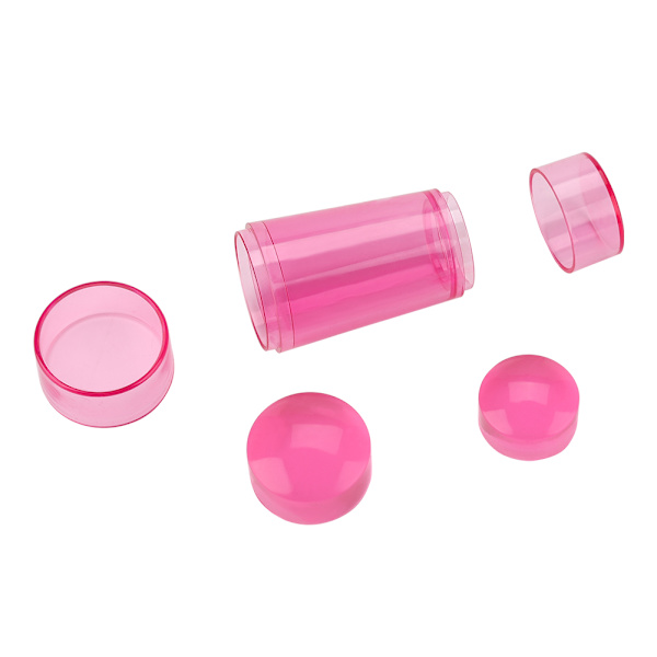 Dobbeltsidet Silikon Negle Stamper & Mønster Skraber DIY Print Skabelon Manicure Tilbehør #4