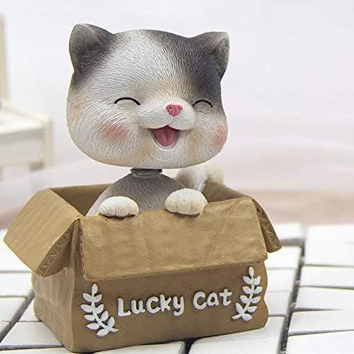 BobbleCat Kat Bobble Head Figur Bobble Figurer Legetøj Rocking Dan