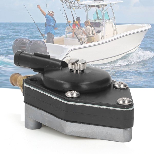 Utombordare Bränslepump med Packning 438556 Ersättning för Johnson Evinrude 20‑140HP Båtmotor