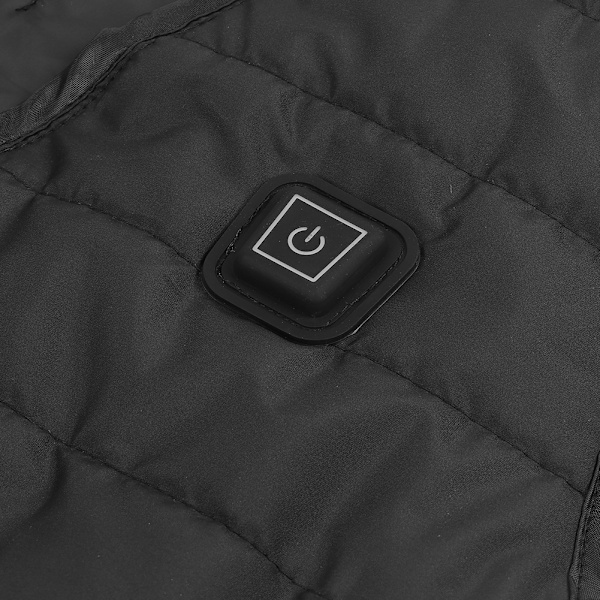 USB Opladning Intelligent Opvarmningsvest Fjerninfrarød Udendørs Varmebevarende Veste (XXL)