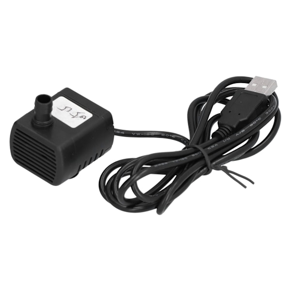 USB Vattenpump Mini Borstlös Submersible DC5V 3W för Akvarium Fontän Bevattning 0515