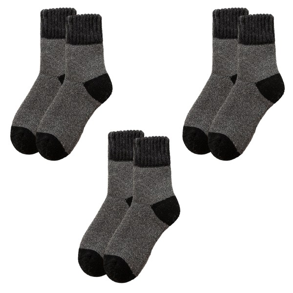 3 paria paksuuntuneita miesten talvipehmustettuja sukkia erittäin paksut lämpimät