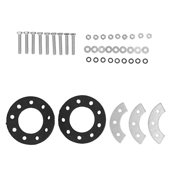 9-hulls bakhjulssprokettmontering gummipadssett for 48cc 66cc 70cc 80cc 2-takts motorisert sykkel