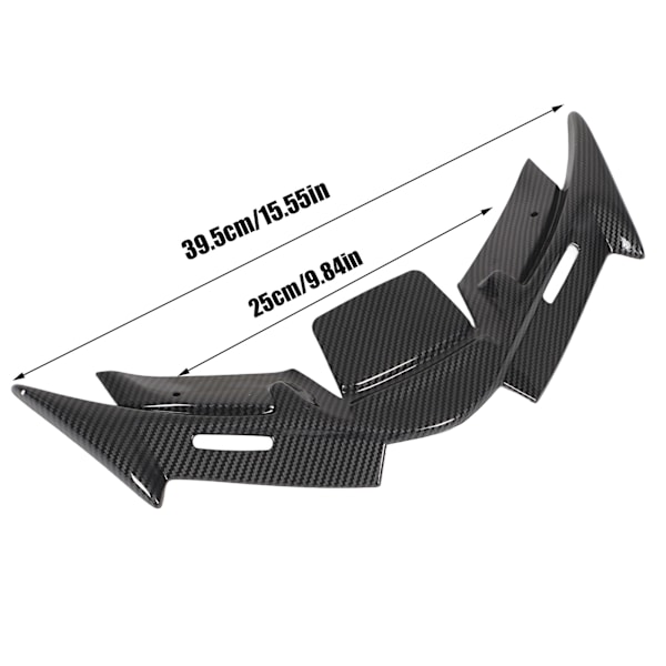 Motorcykel Forreste Fairing Winglet ABS Slidstærkt Aerodynamisk Fairing Wing Udskiftning til YZF R15 V4 2022 og Frem Carbon Fiber Stil